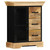  Sideboard 23.6"x11.8"x29.5" Solid Mango Wood A949-247580