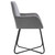  Dining Chairs 6 pcs Gray Velvet A949-277010