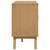  Sideboard OLDEN Gray and Brown 44.9"x16.9"x28.9" Solid Wood Pine A949-358598