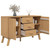  Sideboard OLDEN Brown 44.9"x16.9"x28.9" Solid Wood Pine A949-358597