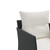  Patio Sofa 2-Seater with Stools Black Poly Rattan A949-365803
