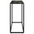  Console Table Black 31.5"x13.8"x29.5" Tempered Glass A949-322810