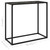  Console Table Black 31.5"x13.8"x29.5" Tempered Glass A949-322810