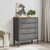  Chest of Drawers FLORO Gray Solid Wood Pine A949-374010