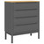  Chest of Drawers FLORO Gray Solid Wood Pine A949-374010