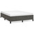  Bed Frame without Mattress Dark Gray 53.9"x74.8" Velvet A949-347355