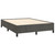  Bed Frame without Mattress Dark Gray 53.9"x74.8" Velvet A949-347355