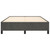  Bed Frame without Mattress Dark Gray 53.9"x74.8" Velvet A949-347355