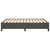  Bed Frame without Mattress Dark Gray 53.9"x74.8" Velvet A949-347355