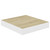  Floating Wall Shelves 2 pcs Oak and White 9.1"x9.3"x1.5" MDF A949-326568