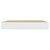  Floating Wall Shelves 2 pcs Oak and White 9.1"x9.3"x1.5" MDF A949-326568