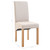  Dining Chairs 4 pcs Cream Fabric A949-249272