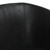  Tub Chair with Footstool Black Faux Leather A949-356491