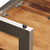 Dining Table Solid Acacia Wood and Steel 70.9 A949-244797