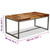  Dining Table Solid Acacia Wood and Steel 70.9 A949-244797
