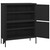  Storage Cabinet Black 31.5"x13.8"x40" Steel A949-336142