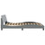  Bed Frame "Dover" Light Gray 59.8"x79.9" Fabric A949-373288