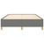  Bed Frame without Mattress Dark Gray 53.9"x74.8" Full Fabric A949-347204