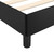  Bed Frame without Mattress Black 53.9"x74.8" Faux Leather A949-347279