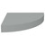  Floating Corner Shelf Gray 9.8"x9.8"x1.5" MDF A949-323901