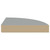  Floating Corner Shelf Gray 9.8"x9.8"x1.5" MDF A949-323901