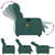  Massage Recliner Chair Dark Green Fabric A949-374212