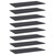  Bookshelf Boards 8 pcs Gray 31.5"x11.8"x0.6" Engineered Wood A949-805319