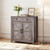 Coffee Bar Cabinet, Farmhouse Coffee Bar Table with Drawer, Buffet Stand Cabinet with 2 Barn Doors, E415-BSZSJ30YCSXHYJPAI001V0