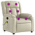  Massage Recliner Chair Cream Faux Leather A949-3206241