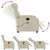  Massage Recliner Chair Cream Faux Leather A949-3206241