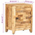  Bedside Cabinet 15.7"x11.8"x19.7" Solid Wood Mango A949-320802
