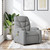  Massage Recliner Chair Light Grey Fabric A949-3206032