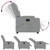  Massage Recliner Chair Light Grey Fabric A949-3206032
