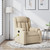  Massage Recliner Chair Cream Fabric A949-3205779