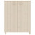  Shoe Cabinet HAMAR Honey Brown 33.5"x15.7"x42.5" Solid Wood Pine A949-340516