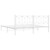  Metal Bed Frame without Mattress with Headboard White 76"x79.9 A949-376183