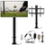 Motorized TV Lift with Swivel, Adjustable Height 28.74-68.11 Inch for 32-70 Inch TVs, Remote Contro E415-SHC340D1000BSJDSJV1