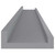  Wall Shelves 4 pcs Gray 31.5"x3.5"x1.2 A949-326676