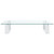  Monitor Stand White 15.7"x13.8"x3.1" Tempered Glass and Metal A949-374219