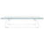 Monitor Stand White 15.7"x13.8"x3.1" Tempered Glass and Metal A949-374219