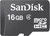 SanDisk MicroSD 16GB Standard Class4 Memory Card with SD Adapter S921-16GMSDad270082ad