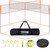 4-Way Volleyball Net, Adjustable Height Badminton Net Set for Backyard Beach Lawn, Outdoor Portable E415-SFPQW1414YC0XFM07V0