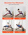 Multi-Functional Weight Bench for Full Body Workout, Roman Chair Hyperextension Bench, 770 lbs Adju E415-ZDKLMYAX300LUGKWBV0