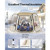 Pop up Bubble Tent, 11 x 10.2 ft Waterproof & UV-Resistant, Clear Camping Tent Shelter, Outdoor Gar E415-JGZ11102FT00XN8FB001V0