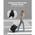 Bowling Ball Bag, 2 Ball Double Roller Bowling Bag with Wheels, Featuring a Separate Compartment fo E415-GLLGBLQBQBLG8VEX4001V0