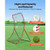 Baseball Softball Rebounder Net 4 x 5.5 ft Pitch Back Trainer, 5 Adjustable Angles, Heavy-duty Stee E415-BQHDWJDKD455XYST9001V0