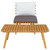 2 Piece Patio Lounge Set with Cushions Solid Acacia Wood A949-316267