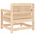 Patio Chairs with Cushions 2 pcs Solid Wood Pine A949-825562