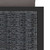 Sectional Corner Sofa with Right Armrest Poly Rattan Anthracite A949-310043