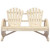 Patio Adirondack Chair 2-Seater Solid Wood Fir A949-365095